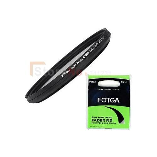 FOTGA 52mm Slim Adjustable Neutral Density ND Filter Variable Range ND2 to ND400