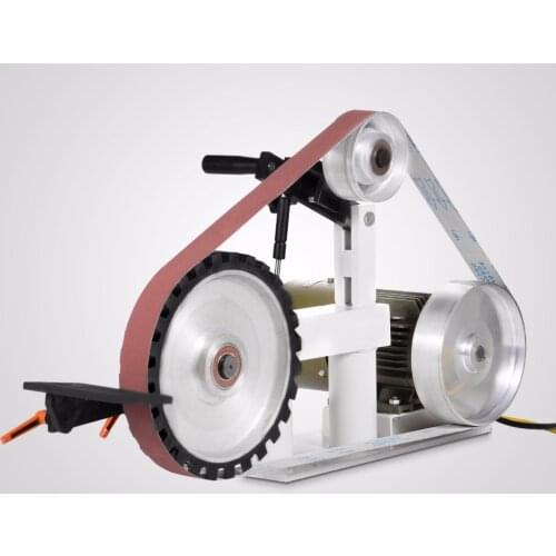 Belt Grinder Sander 2"x82" 1.5KW Movable Rod Abrasive Belt Grinder Tool Rest