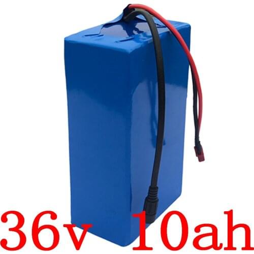 36v 10ah lithium ion battery 36v 10ah electric bicycle battery 36V 250W 350W 500W electric scooter battery with 42V 2A charger
