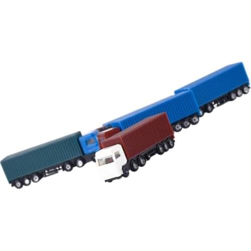5pcs Truck 1:150 Model Train Street Road Scenery Landscape Scale N Layout