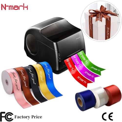 N-mark Chinese Plain Satin Silk Multi Color Single Double Face Satin Ribbon Printing Machine For Decoration