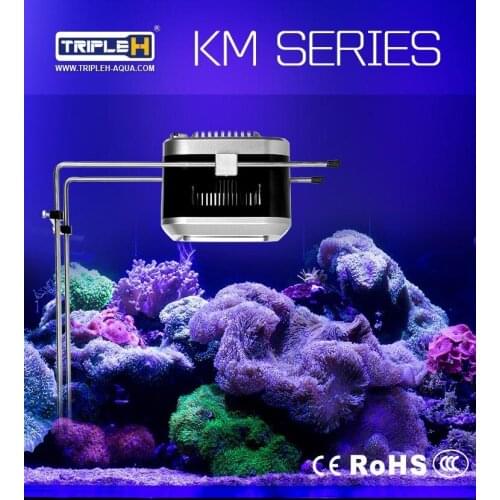 NANFENG 100W Full Spectrum KM Coral aquarium water lamp lamp LED water lanterns lighting Dengcao sea cylinder cylinder bracket