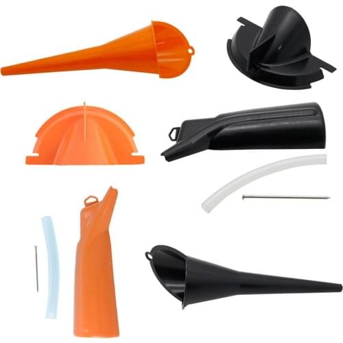 Primary Case Oil Fill +Drip-Free Oil Funnel+ Crankcase Fill Funnel For Sportster 883 1200 48 Softail Dyna Touring