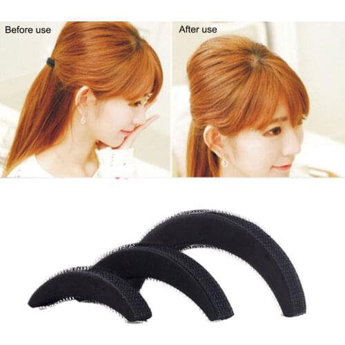 3Pcs/set Hair Pads Hair Volume Increase Puff Hair Bun Maker Donut Magic Foam Sponge Bump Up Insert Base Hair Styling Accessories