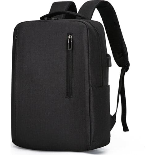 Latest Unisex Backpack USB Charge Waterproof Nylon Women Men Boys Slim Business Computer Bags Student Pack bolsas plecak damski