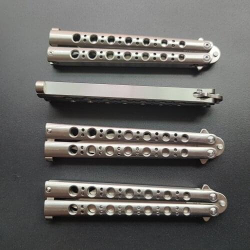 7 Holes BM42 BM43 BM47 VG10 Blade Seven Holes TI Handle Knife Titanium Hanldle Folding Knife Butterfly Knife