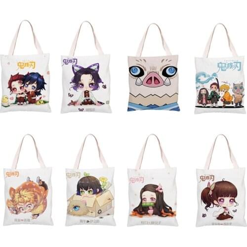 Hashibira Inosuke Shinazugawa Genya Ubuyashiki Kiriya Rengoku Kyoujurou Kochou Kanae Akaza Satchel Bag Shoulder Student Handbag