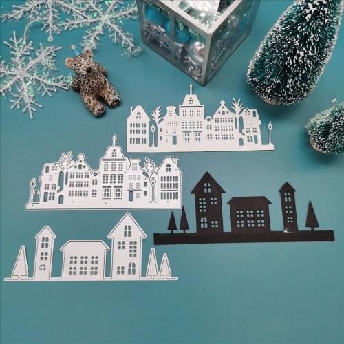 House castle Cutting Dies Stamps and dies for card making Stencils For DIY Scrapbook paper Album Embossing Die Cuts