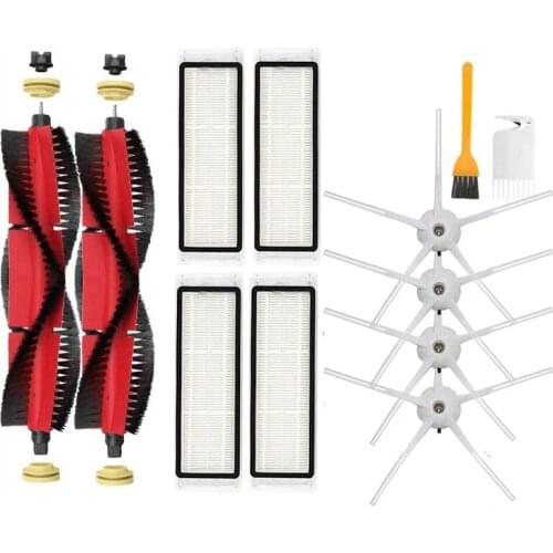 For XiaoMi Roborock S6 S60 S65 S5 S55 T6 S55 Accessories Vacuum Cleaner Parts Washable HEPA Filter Side Brush Main Brush