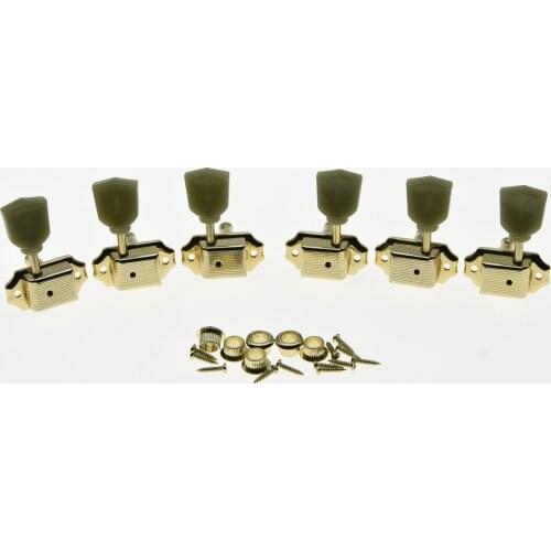 Gold 3L3R Deluxe Tuning Pegs Keys Guitar Tuners Machine Heads Fits LP