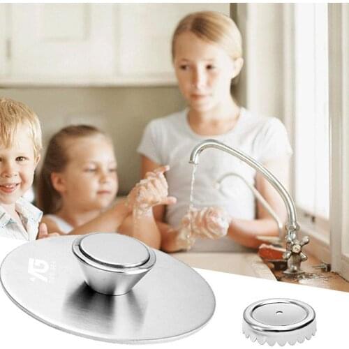 1Pc Magnetic Soap Holder Elegent Tool Free Stainless Dish Holder Holder Home Dish Toilet For Bathroom Sponge Soap B6T4