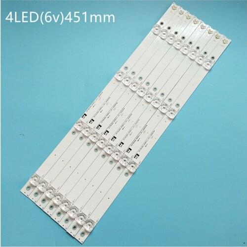 8 pieces led backlight for THOMSON 49UD6596 TCL 49P3 D49A620U B49A81S-UD L49P1-UD 4C-LB4904-HR07J 49HR330M04A2 V3 49P3F