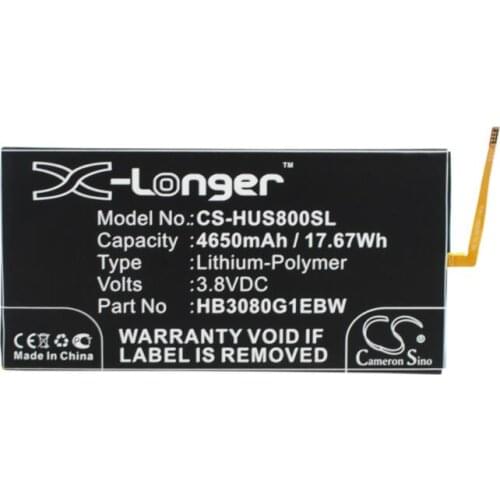 Cameron Sino 4650mah battery for HUAWEI EE Eagle 4G LTE Honor S8-701u S8-701W Mediapad M1 8.0 T1 9.6 S8-301L S8-301U S8-301w
