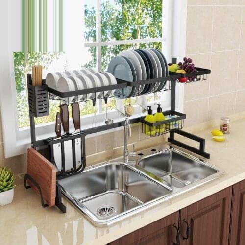 Nevera Accessories Kuchnia Escurridor De Platos Stainless Steel Organizador Cozinha Mutfak Cocina Kitchen Storage Rack Holder