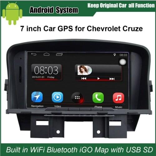 Android 7.1 Upgraded Original Car Radio Player Suit to Chevrolet Cruze Car Video Player Built in WiFi GPS Navigation Bluetooth