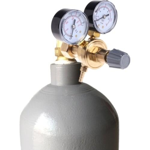 Argon CO2 Gauges Pressure Reducer Mig Flow Meter Control Valve Welding Regulator
