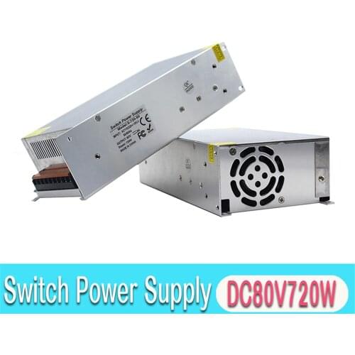 DC Power Supply Switch 80V 9A 720W UPS Driver Transformer 110V 220V AC DC80V SMPS For CNC Industrial Equipment Machinery