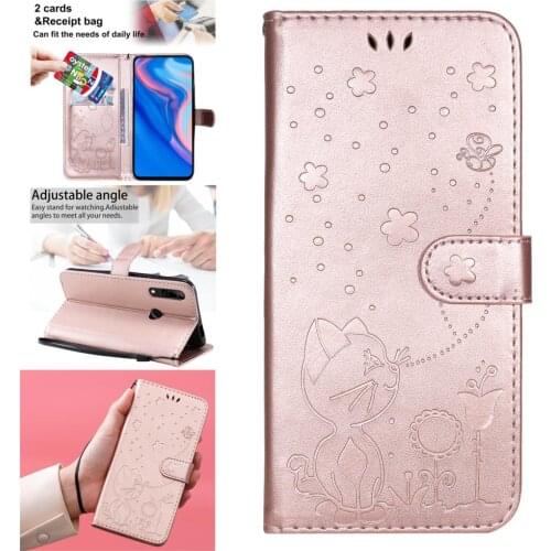 Hot PU Leather Book Wallet Flip Phone Cover For Huawei P Smart Etui Cases cover Enjoy 7S Honor 9 Lite Z Plus 2019 2020 Covers