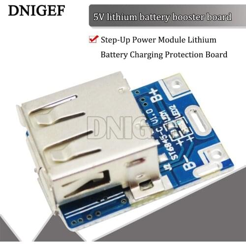 DNIGEF 5V Boost Step Up Power Module Charging Protection Board Boost Converter LED Display USB for DIY Charger