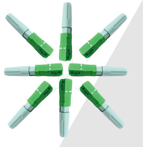 FTTH SC APC Optical fibe quick connector SC FTTH Fiber Optic Fast Connector Embedded High Quality SC APC