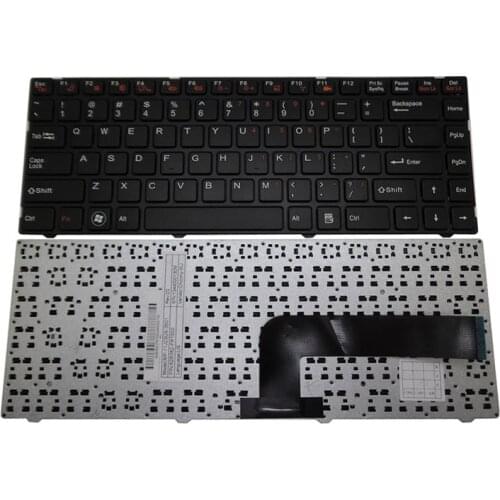 Laptop US Keyboard For ECS UT40 UT40II UT40II1 MP-11J23US-3601 82B382-FR1000 English black with frame New