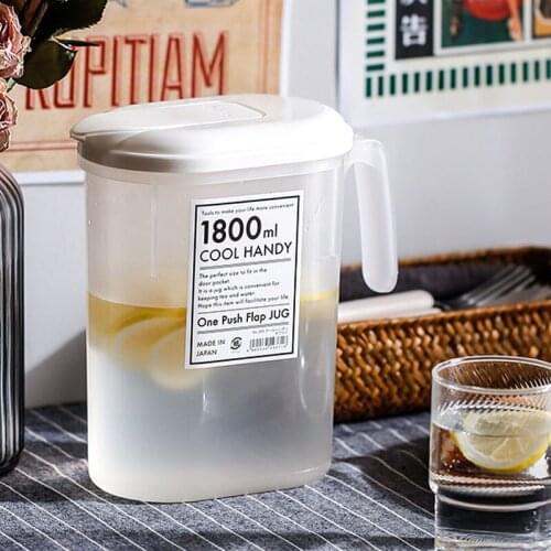 Japanese Cold Kettle Kitchen Storage Containers Organizer Box High Temperature Resistant Transparent Water Cup Juice Can