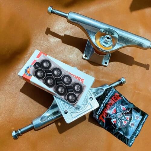139 branded forged skateboard trucks 5.25 pro level original pro bushings skateboard bearings