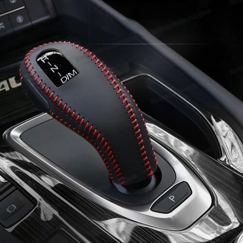 Lsrtw2017 Leather Car Gear Lever Cover for Haval F7 F7x 2019 2020 2021 Interior Accessories Styling Auto shift knob