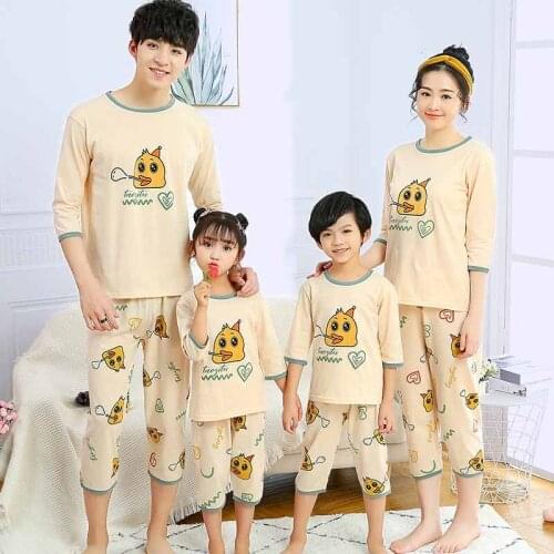 Summer Children Pajama of Nightwear Clothes for Kids Casual Cotton Childrens Pajamas Set Childrens Suit Baby Clothes Sets