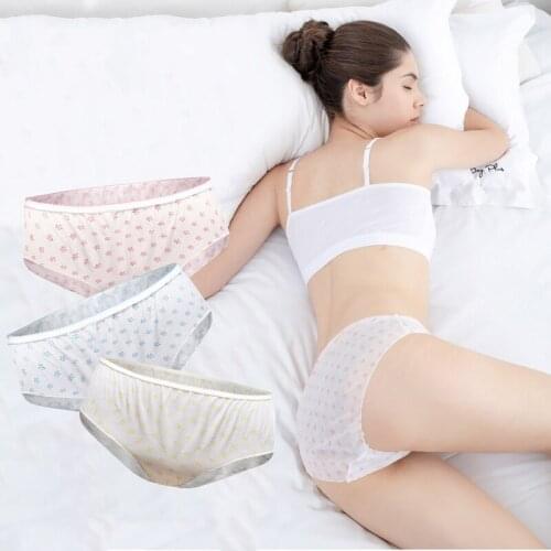 Pregnant Disposable Panties Easy to clean Travel Briefs Cotton soft Non-woven Panties Disposable Underwear Postpartum Underwear
