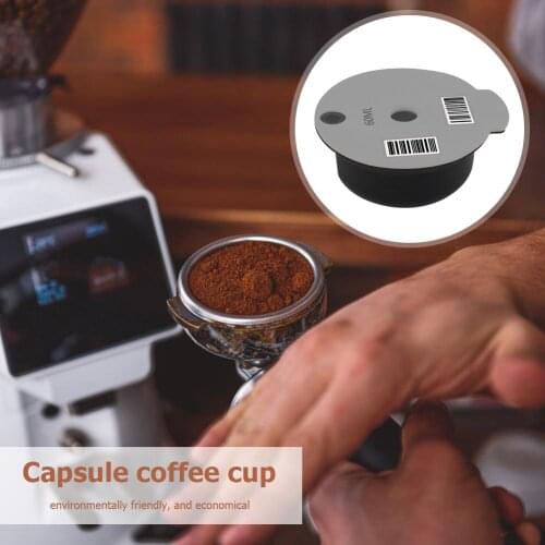 Plastic Reusable Coffee Capsule Filter Cup with Spoon Brush Tassimoo Machines Refillable Maker Capsules Coffeeware Accessories
