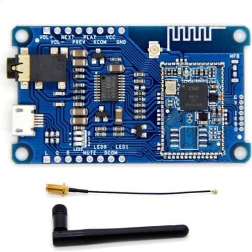For CSR8675 Lossless LDAC Bluetooth V5.0 Decoder Board PCM5102A Low Power APTX/APTXLL/APTXHD Lossless I2S