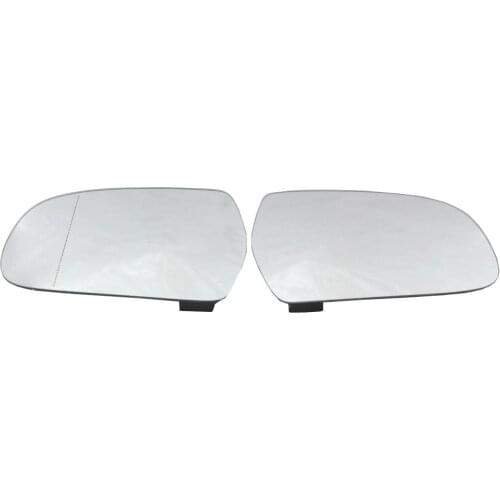 Fit For AUDI A4 B9 2013-2016 Wing Door Mirror Glass Heated Pair 8K0857535 / 6F