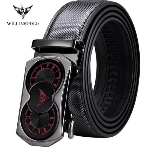 Luxury Full-grain Leather Brand Belt Men Top Quality Genuine Luxury Leather Belts For Men Strap Male Metal Automatic Buckle 2020