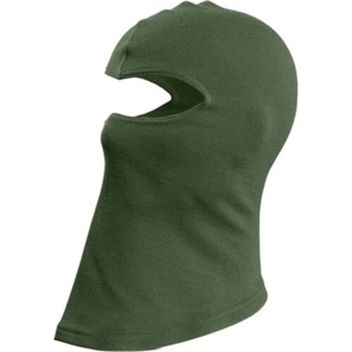 YDS LUK Wool Balaclava Merino Wool Motorcycle Helmet Thermal Under Helmet Protection Mask Ski Cycle Motorcycle Bike - Black