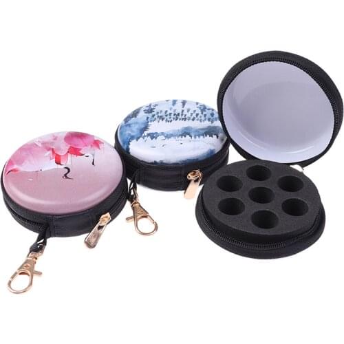 Sundries Organizer 7 Compartments 5ML Essential Oil Storage Bag Perfume Oil Essential Oil Box Travel Portable Storage Bag