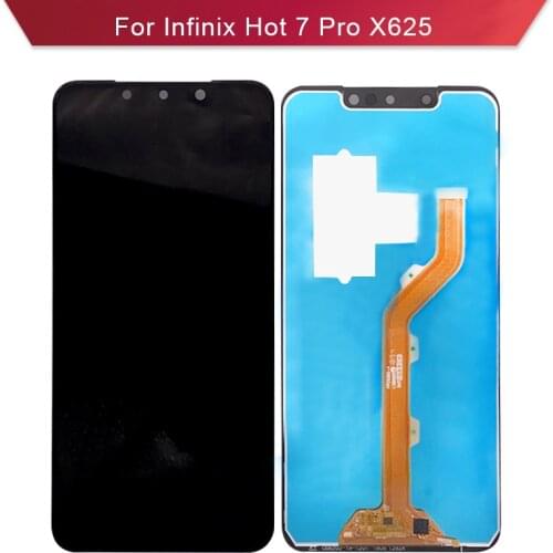 High Quailty LCD Screen For Infinix X625 LCD Display Touch Screen Digitizer Infinix Hot 7 Pro X625 LCD Screen Complete Assembly