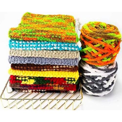 100g Icicle line thick wool thread ball handmade diy woven scarf wool men and women hook slippers threads 2