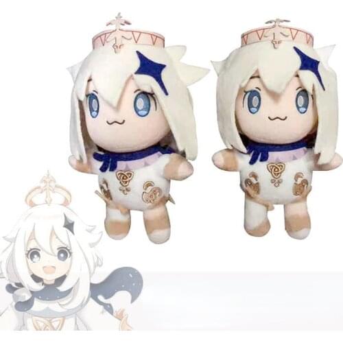 25cm Genshin Impact Paimon Cartoon Figure Plush Doll Anime Plushie Soft Stuffed Toys Cosplay Props Mascot Dolls Toys Gift Toys