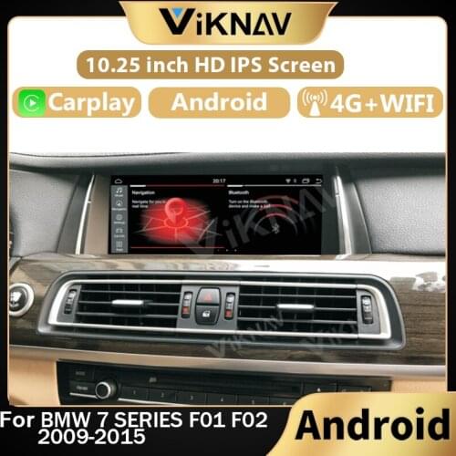 Android car radio For BMW 7 Series F01 F02 2009-2015 car 10.25 inch screen GPS navigation stereo recorder DVD multimedia player