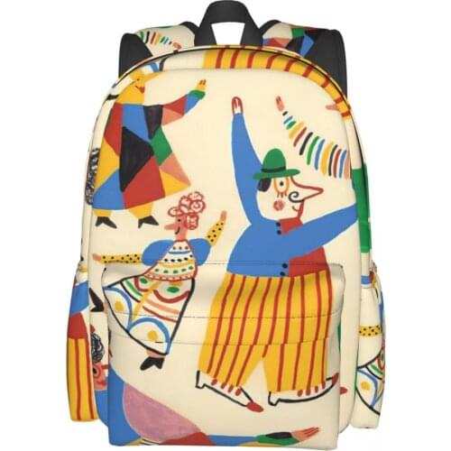 Brazil Illustration Graffiti Children Kids Backpacks for School Travelling Teenage Boys Girls College Backpack Casual Daypacks
