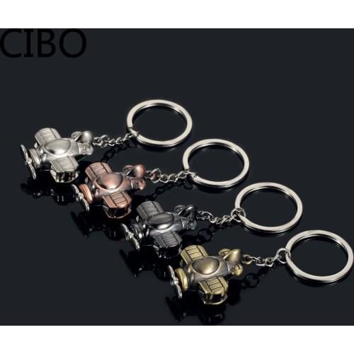 2019 New Fashion Creativity Combat airplane Aircraft Keychain Men Car Keyring Womens Bag Pendent Key rings Jewelry