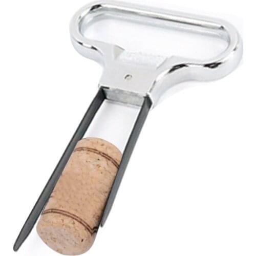 Two-Prong Cork Puller with Cover Wine Opener Cork Bottle Opener Stainless Steel Corkscrew for Vintage Wine Bottle Opening