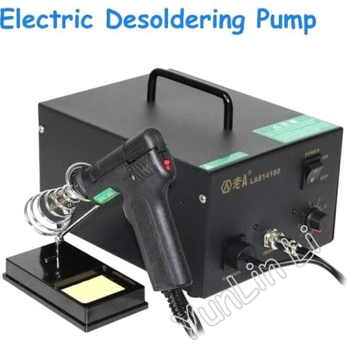 Electric Desoldering Pump Handheld Eelectric Suction Gun 220V 100W Electric Suction Tin Gun LA814100