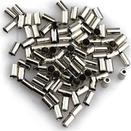 10PCS Bike Brake Derailleur Shifter Cable End Caps Silver Metal Bicycle Part Bike Cable Caps Bicycle Accessories