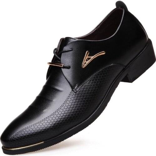 Mens Leisure Luxury Shoes 2021 Fashion Leather Shoes Large Office, Formal, Wedding, Social Mocha Shoes, Mens Leisure Shoes