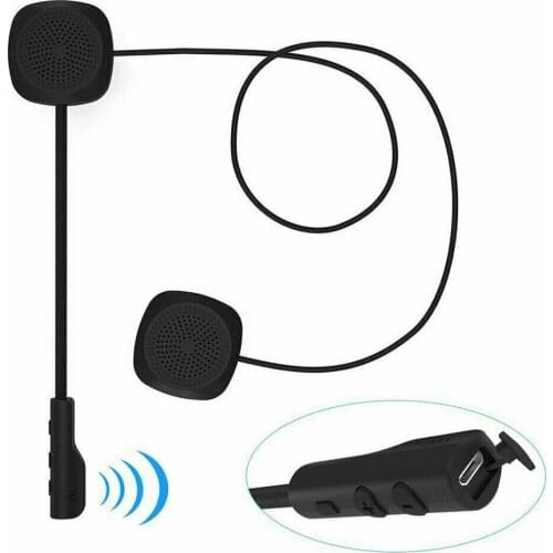 Mh04 Motorcycle Helmet Headset Stereo Waterproof Wireless 5.0 Incoming Calls Automatically Answer Wireless Helmet Headset