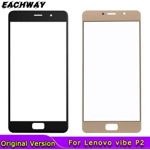 New Lenovo vibe P2 P2a42 P2c72 Front Outer Glass Lens Touch Panel Cover Replacement 5.5'' For Lenovo Vibe P2 Front Screen Lens
