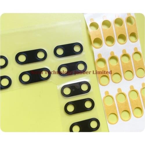 Wyieno 2Pcs/Lot POT-LX1 Real Camera Glass Lens For Huawei P Smart 2019 Back Rear Camera Lens with Glue Replacement Tracking