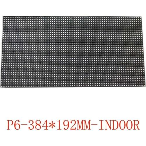 Indoor full color p6 led panel 384*192mm hub75 led screen module for indoor led display Shopping Center Adverti